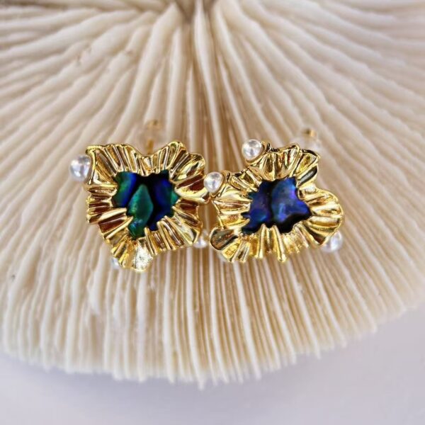 Abalone Shell Stud Earrings